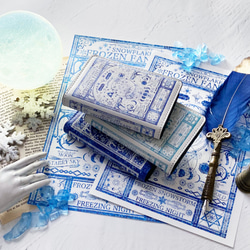 小さな魔法の本のような名刺入れ