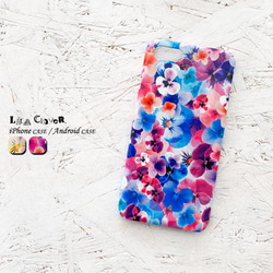 Pansy iPhone Case Hard Case Smartphone Case / Flower FLOWER iPho 第1張的照片