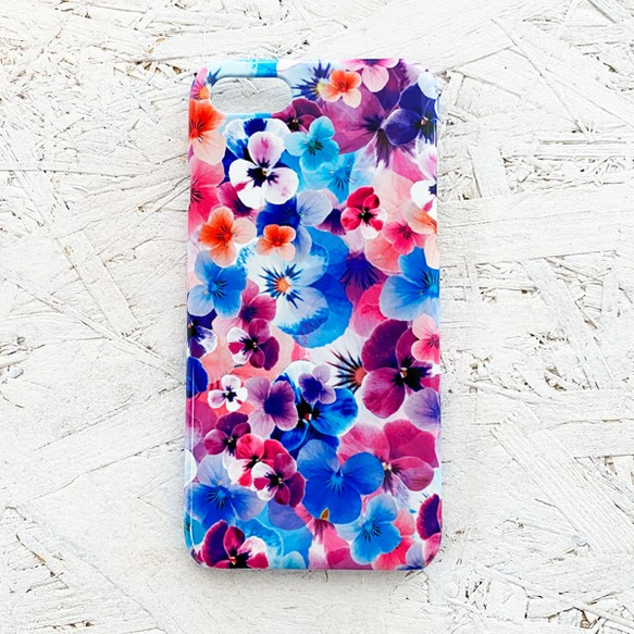 Pansy iPhone Case Hard Case Smartphone Case / Flower FLOWER iPho 第6張的照片