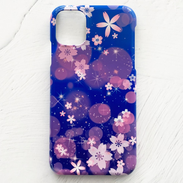 所有 3 色 SAKURA COLOR iPhone 保護殼 硬殼 智能手機保護殼 / Sakura Yozakura 春天的花 第2張的照片