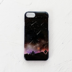 流星黑 iPhone Case Hard Case Smartphone Case / Space Shooting Star 第1張的照片