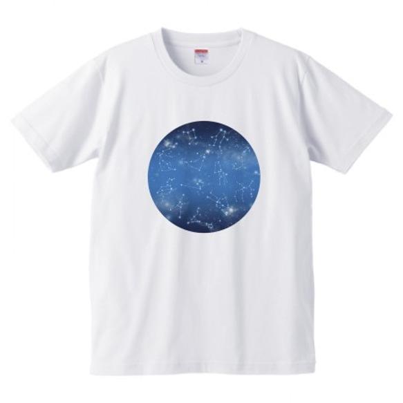 12星座サークル Tシャツ（men&women） 2枚目の画像