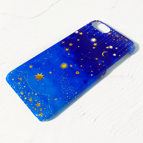 Sparkle of Stars iPhone Case Hard Case 智能手機殼/流星夜空星座太空iPhone14 第4張的照片