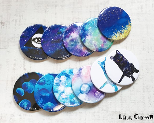 Amazon.co.jp: ピンバッチ 惑星 生クリーム ホットチョコレート