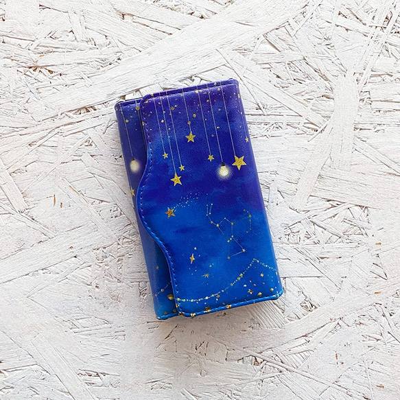 Shine of stars Key case / Meteor Night sky Constellation Space 第1張的照片