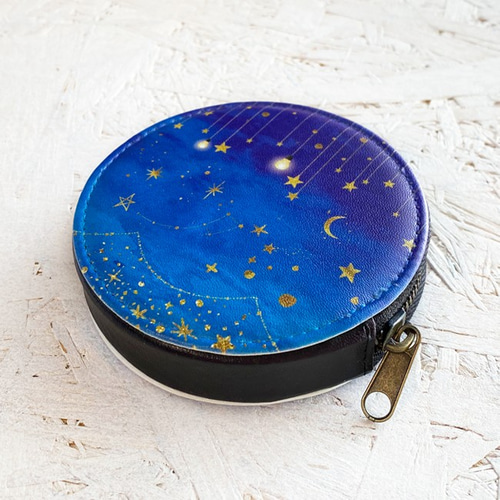 星たちの輝き 小銭入れ・小物入れ / 財布 夜空 星座 宇宙 小銭入れ