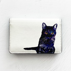 GALAXY CAT 名片夾/貓貓貓太空星卡包 第1張的照片