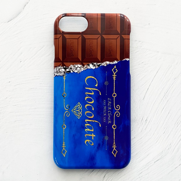 巧克力色 iPhone 手機殼硬殼智能手機殼 / 巧克力薄荷色 iPhone14 第2張的照片