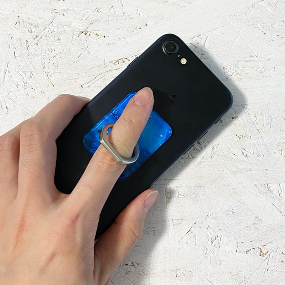 BLUE FLOWER 智能手機戒指 / iPhone 智能手機殼 Flower Rose 第3張的照片