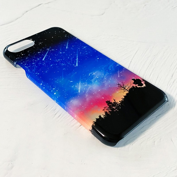 流星Sunset iPhoneケース ハードケース スマホケース / 宇宙 夜空 星空 iPhone14 3枚目の画像