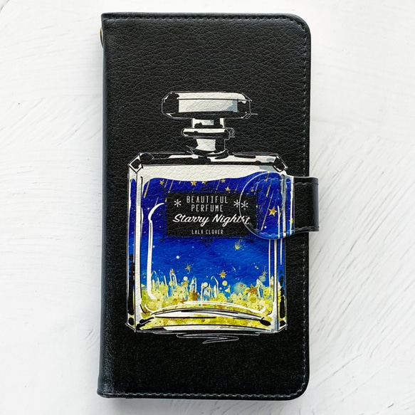 Starry Night Perfume Notebook Type iPhone Case 智能手機殼 / Perfume M 第2張的照片