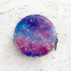 MARBLE GALAXY 小銭入れ・小物入れ / 財布 宇宙 星空 2枚目の画像