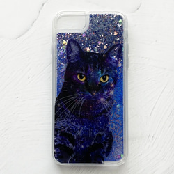 GALAXY CAT iPhone 閃粉保護殼 / Cat iPhone13 第3張的照片