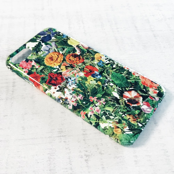 植物圖案 iPhone 保護殼硬殼智能手機保護殼/花朵花卉 iPhone14 第3張的照片