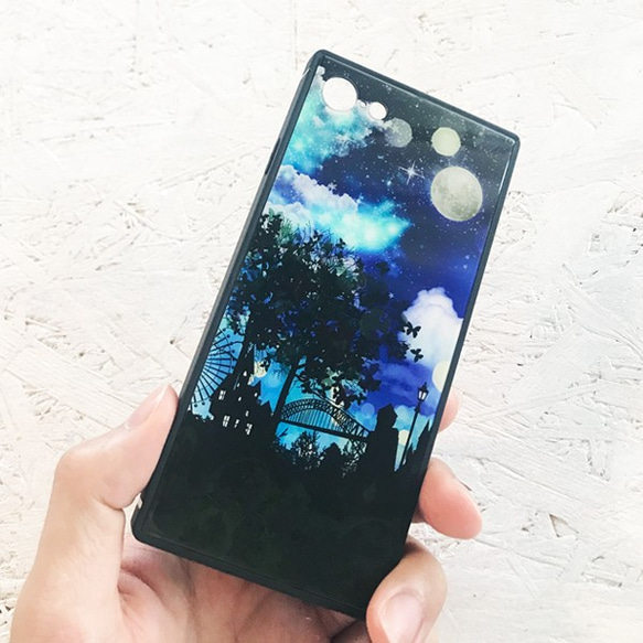 夢幻之夜 iPhone 手機殼 TPU 方形鋼化玻璃 / 星空 iPhone13 第5張的照片