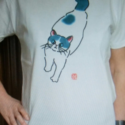 #Creema猫の日　八割れにゃんこＴシャツ　 1枚目の画像