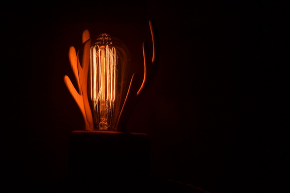 エルク|木製照明調光可能な常夜灯 5枚目の画像