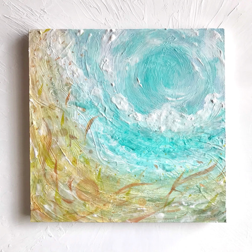 【楽天スーパーセール】 絵画☆原画（1点限り）「天使のささやき（情熱の息吹 絵画