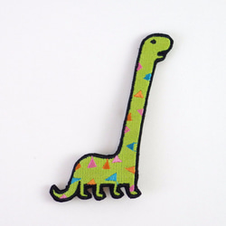 Embroidered Pin / Brontosaurus 1枚目の画像