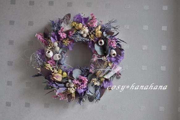 魅惑のパープルwreath 1枚目の画像