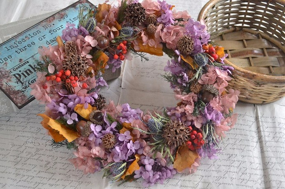 移り変わりの秋wreath 5枚目の画像