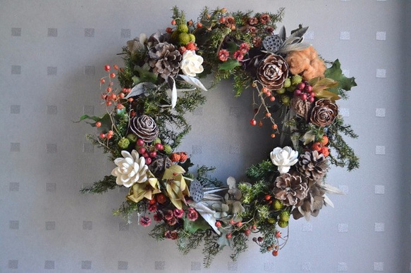 ドライのクリスマスwreath 5枚目の画像