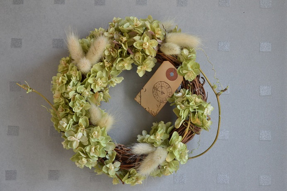 柏葉紫陽花dry　wreath 5枚目の画像