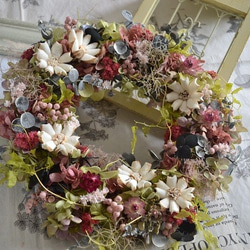 コスモス畑のwreath 2枚目の画像