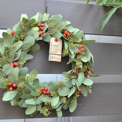 ポポラスと鈴バラのシンプルドライwreath 5枚目の画像