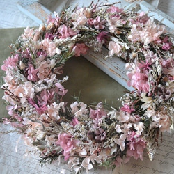 桜ピンクの春便りwreath 2枚目の画像