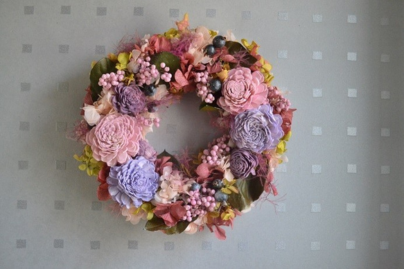 [母親節2019] Koume顏色太陽能玫瑰花圈 第3張的照片