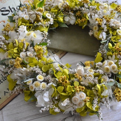 【母の日2019】イエローグリーンの野原wreath 2枚目の画像