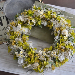 【母の日2019】イエローグリーンの野原wreath 4枚目の画像