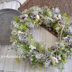 夏草の草原wreath 1枚目の画像