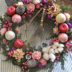 タッセルと華やぎのクリスマスwreath 6枚目の画像