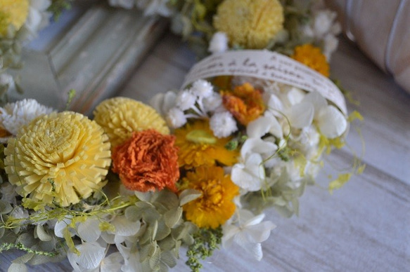 たんぽぽ花開きwreath 3枚目の画像