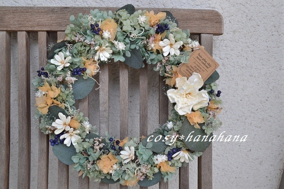 ガーデニアのフレンチwreath 1枚目の画像