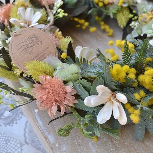 春風そよぐ花wreath リース cosy 通販｜Creema(クリーマ) 943999 