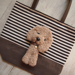 Lovely Toy poodle tote bag 第1張的照片