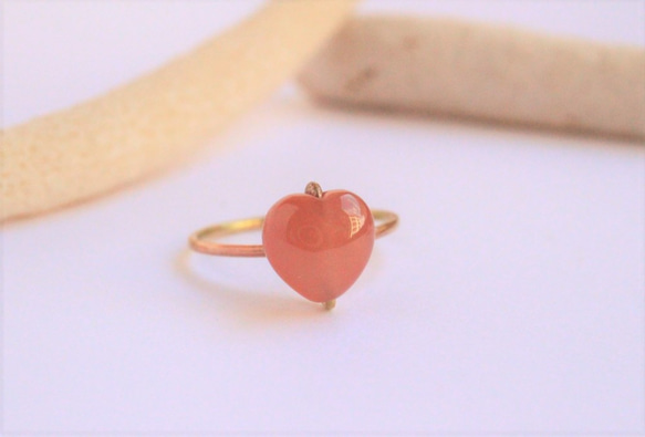 ぷちっと♡シンプル　インカローズ　Ring　14KGF or Silver　 3枚目の画像