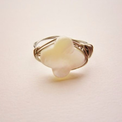 White　Flour　Wire　Ring 2枚目の画像