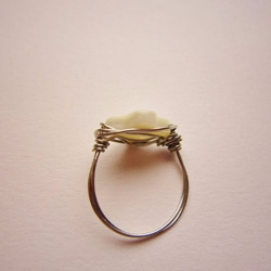 White　Flour　Wire　Ring 3枚目の画像