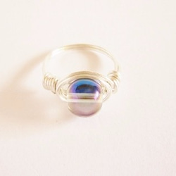 Blueオーラ　Wire　Ring 1枚目の画像