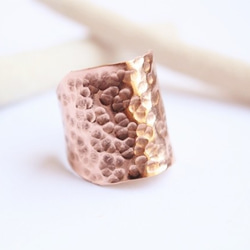 ゴツンと幅広20㎜　Copper　Ring 1枚目の画像