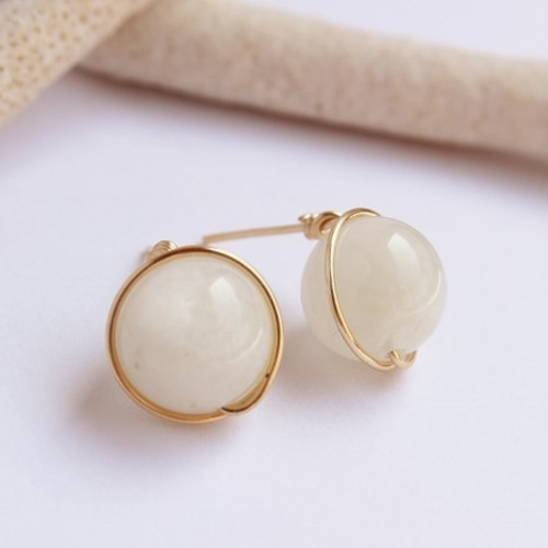 HEART MOON PIERCED EARRINGS(2JP0964)K10 ピアス｜スター