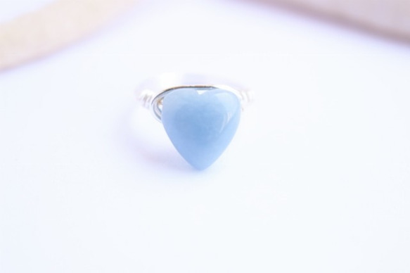 エンジェライト　Heart　Wire　Ring　 2枚目の画像