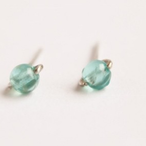 アパタイト Yピアス Silver／14KGF／K10／K18 ピアス（スタッド・一粒 