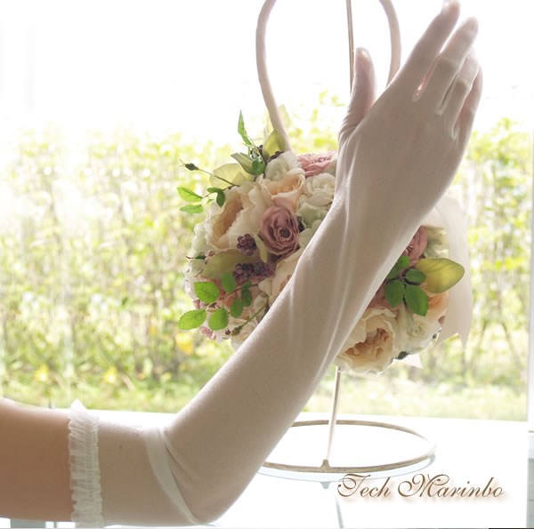 オーガンジーロンググローブ【マリー】50cm