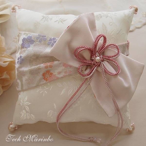 和風リングピロー【結】