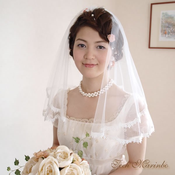 ウェディングベール ベリーショートベール【ティンク】披露宴パーティー